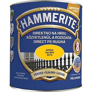 Email lucios Hammerite, galben, 0.75 l
