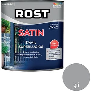 Email satinat Rost, gri, 2.5 l