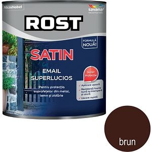 Email satinat Rost, brun, 2.5 l