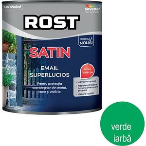 Email satinat Rost, verde, 2.5 l