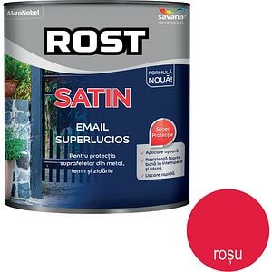 Email satinat Rost, rosu, 2.5 l