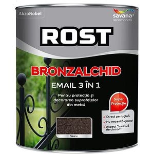 Email Rost Bronzalchid, negru, 4 l