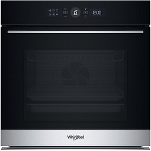 Cuptor incorporabil WHIRLPOOL WOI5S8PM1SXA, Electric, Autocuratare pirolitica + hidrolitica, 73 l, Clasa A+, 6th Sense, inox