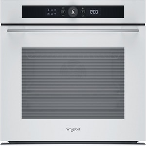 Cuptor incorporabil WHIRLPOOL WOI5S8PM2SWA, Electric, Autocuratare pirolitica + hidrolitica, 73 l, Clasa A+, 6th Sense, alb