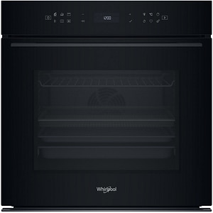 Cuptor incorporabil WHIRLPOOL WOI78HT1SBA, Electric, Autocuratare hidrolitica, 73 l, Clasa A+, 6th Sense, negru
