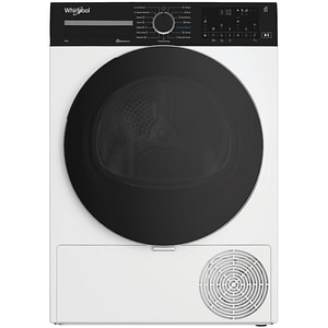 Uscator de rufe WHIRLPOOL WP C8 WBS EE, 6th Sense, Pompa de caldura, 8 kg, 15 programe, Clasa C, alb