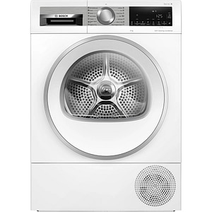 Uscator de rufe BOSCH WQG24591BY, Condensare si pompa de caldura, 9 kg, 14 programe, Clasa D, alb