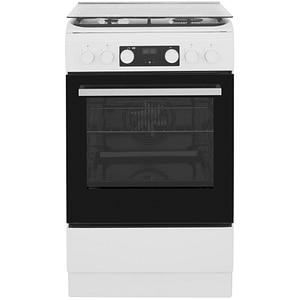 Aragaz WHIRLPOOL WS5G8CHW/E/1, 4 arzatoare, Gaz + Electric, L 50 cm, Grill, alb