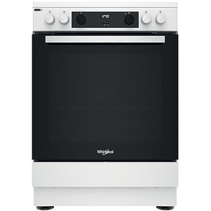 Aragaz WHIRLPOOL WS68G8CHW/E/1, 4 arzatoare, Gaz + Electric, L 60 cm, Grill, alb