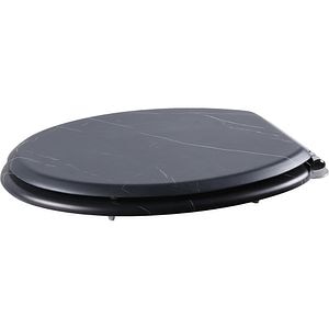 Capac WC GOODHOME Pilica YMD328UK14, inchidere lenta, duroplast, negru