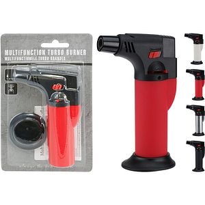 Arzator cu gaz, 11 cm, rosu-negru