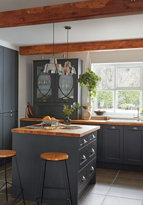 Bucatarie modulara - Configuratie fixa - Grafit mat