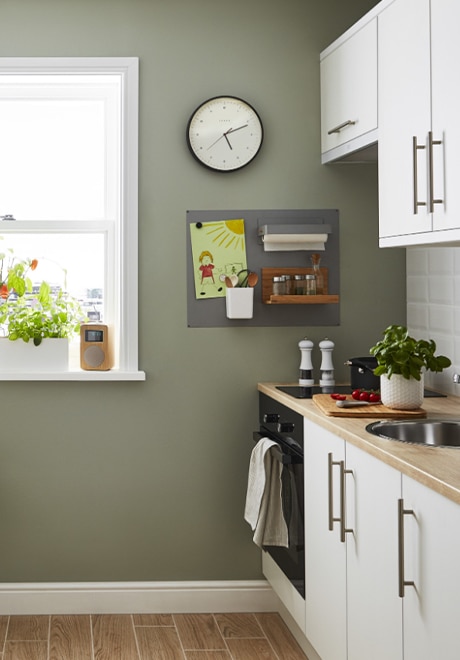 Bucatarie modulara - Configuratie fixa - Alb mat